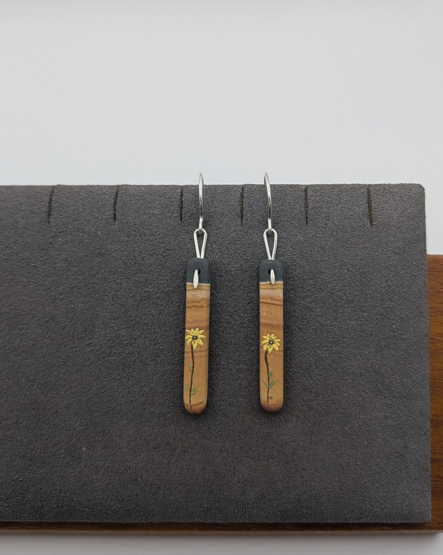 *On Display E. Leigh Signature Oils/ Black Eyed Susan Earrings 3/3