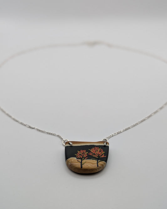 E. Leigh Signature Oils/ Indian Paintbrush Necklace